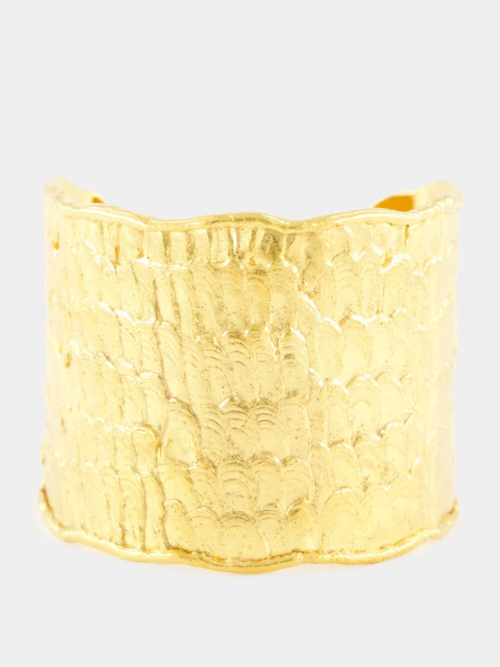 Gold Swan Small Cuff Bracelet