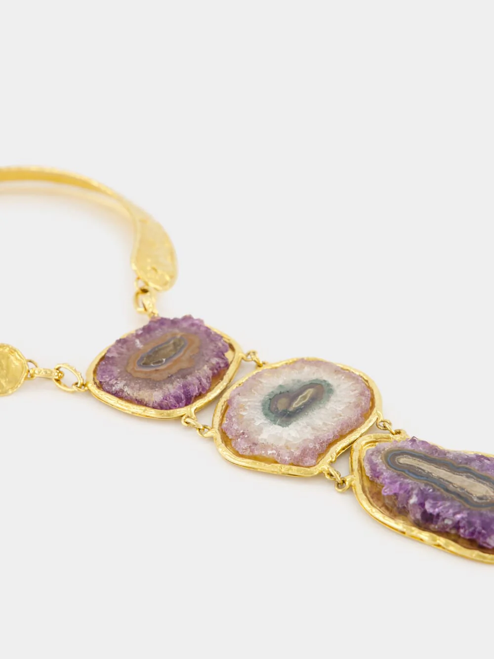 Stones Gold Necklace Pendant - Image 2