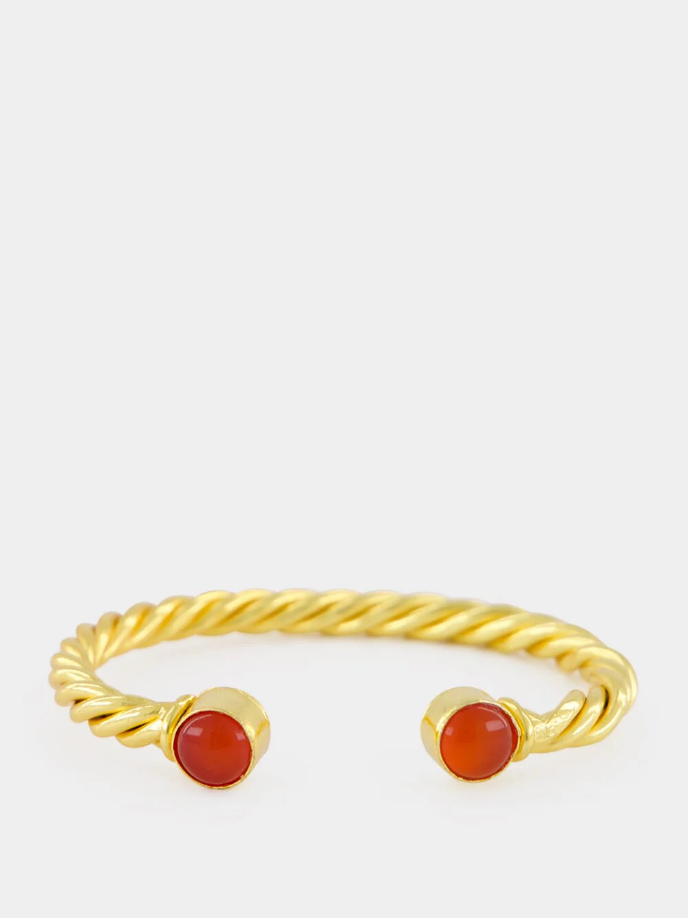 Eros Carnelian Open Bracelet