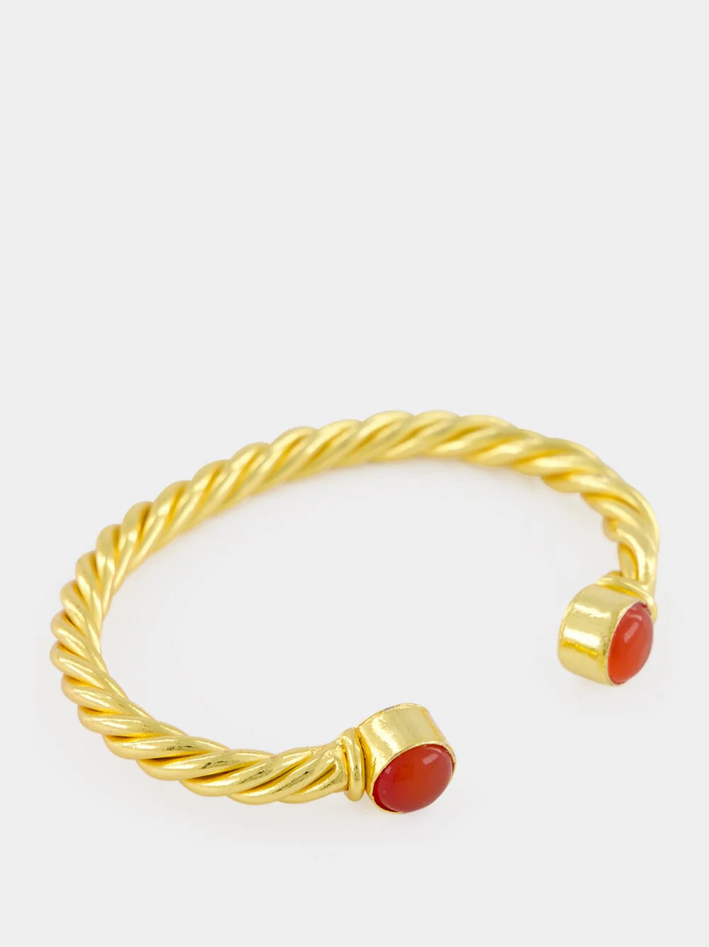 Eros Carnelian Open Bracelet - Image 4