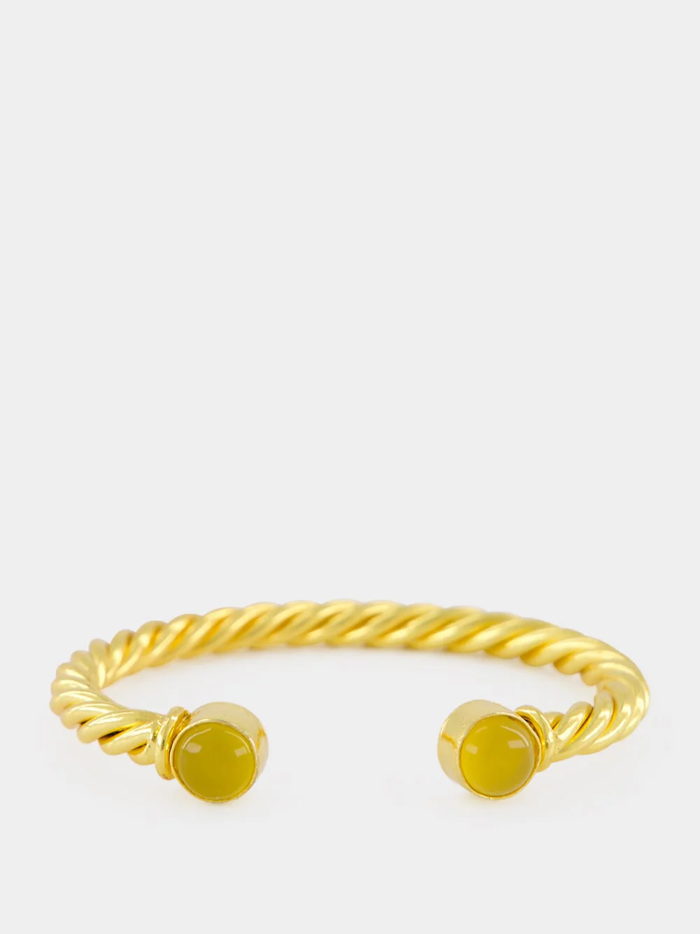 Eros Yellow Onyx Open Bracelet - Image 2