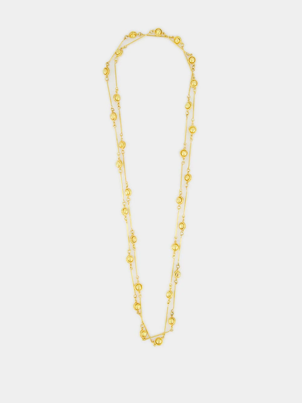 Gold Candies Necklace in Brass