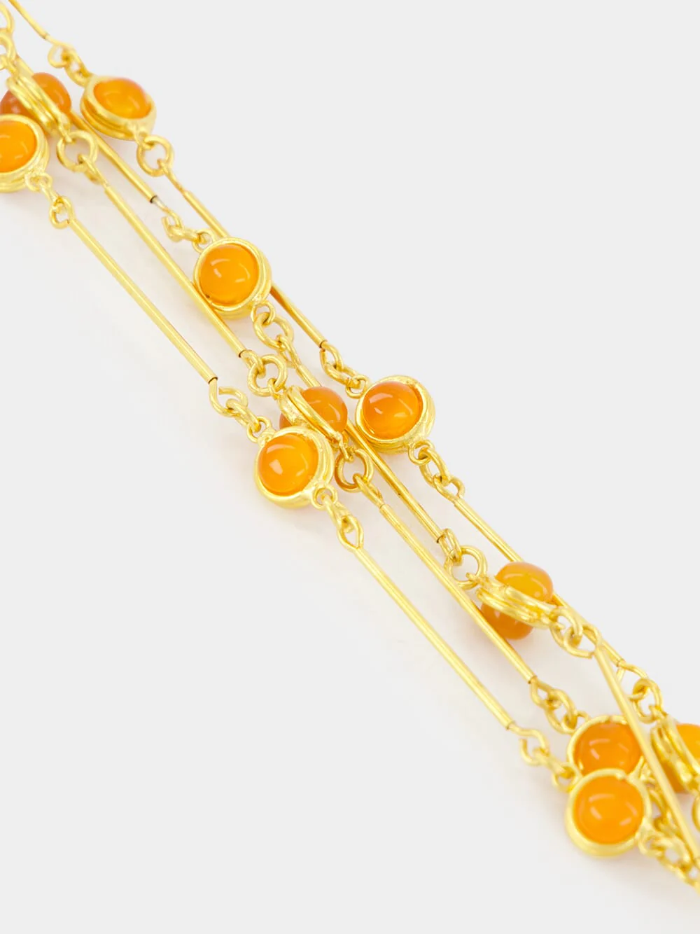 Gold Candies Necklace with Carnelian - Image 3