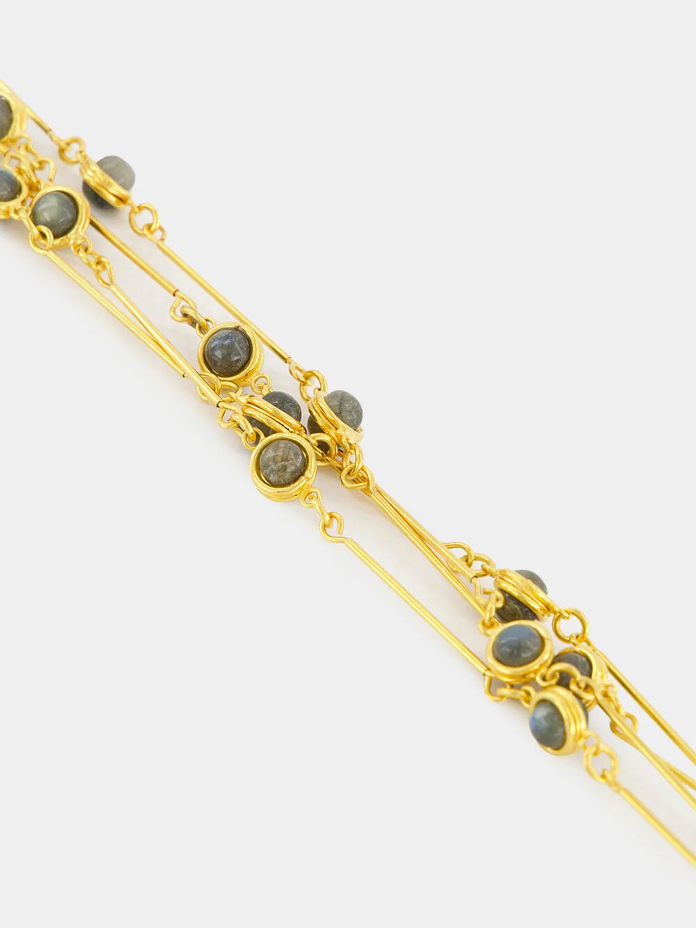 Gold Candies Necklace with Labradorite - Image 3