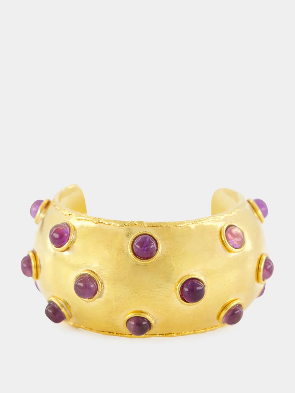 Gold Dune Amethyst Cuff