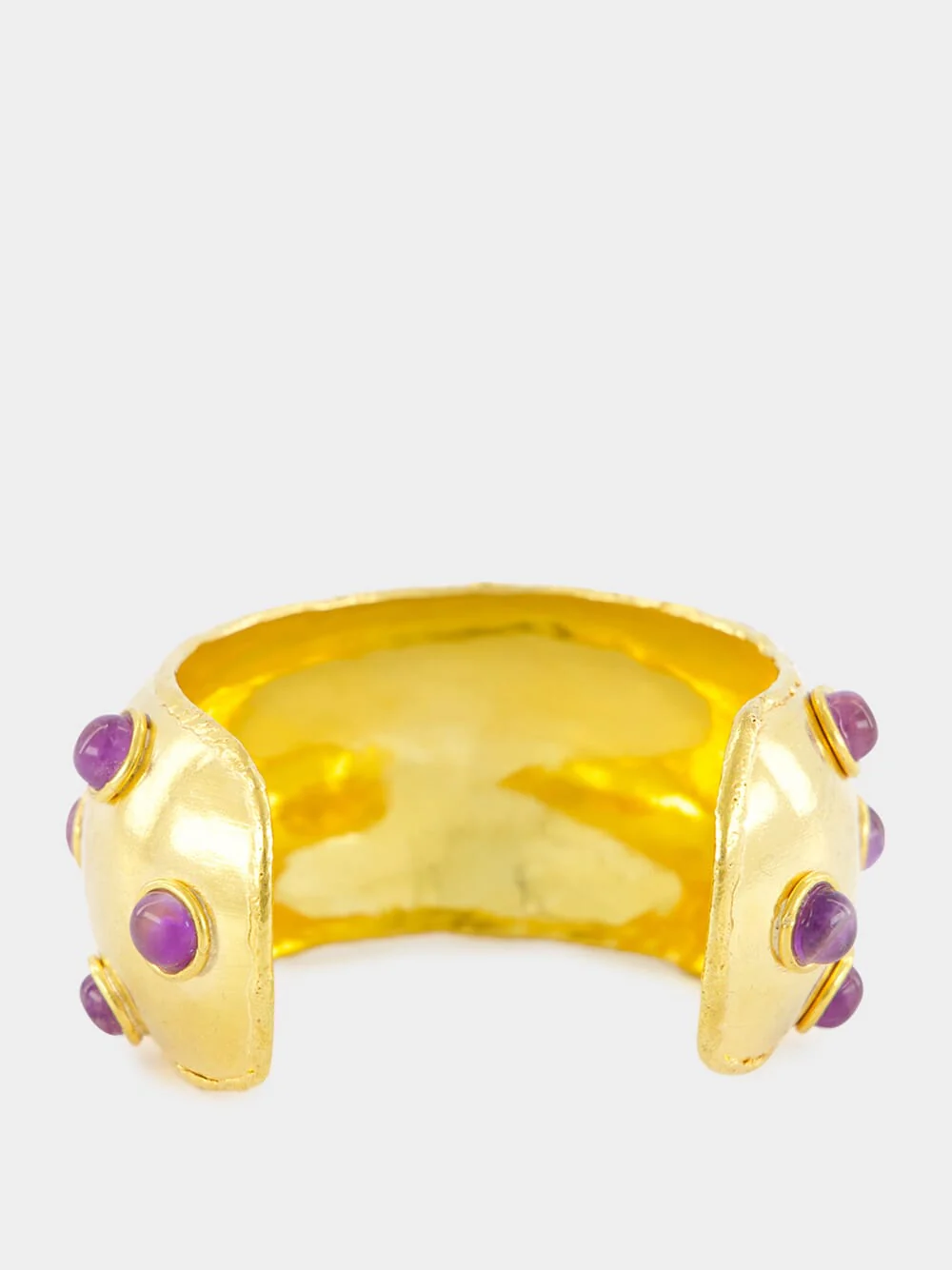 Gold Dune Amethyst Cuff - Image 3