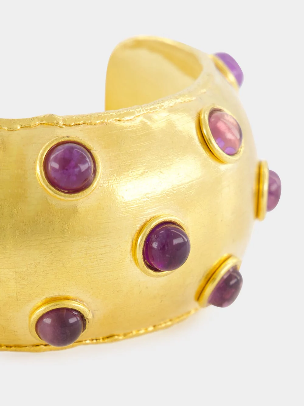 Gold Dune Amethyst Cuff - Image 4