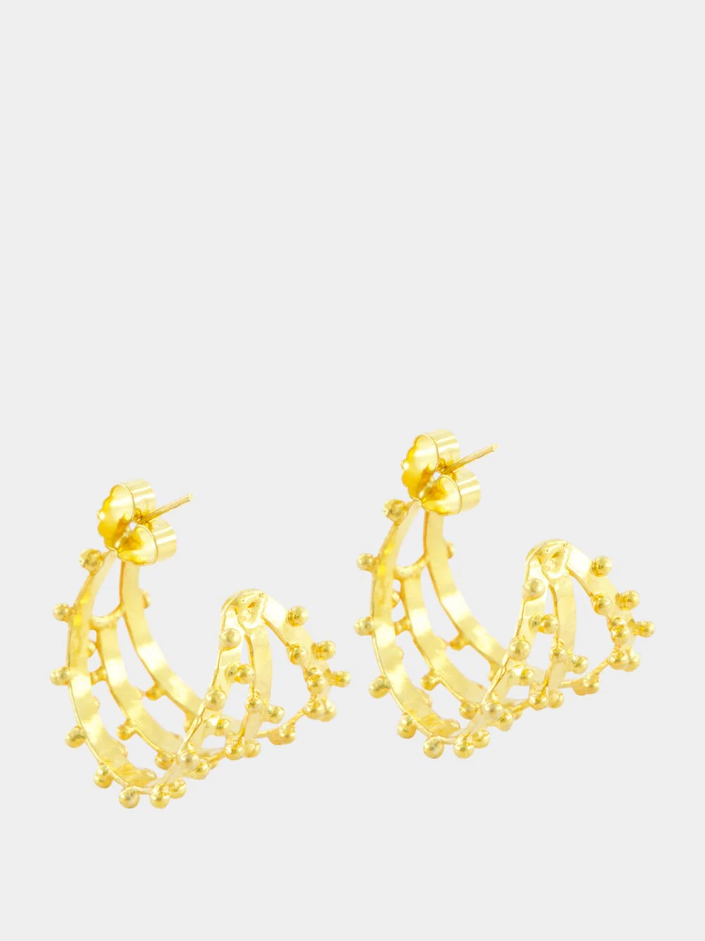 Gold Gypset Earrings - Image 2
