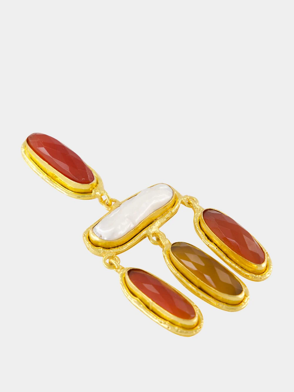 Grace Jasper and Pearl Drop Earrings - Image 4