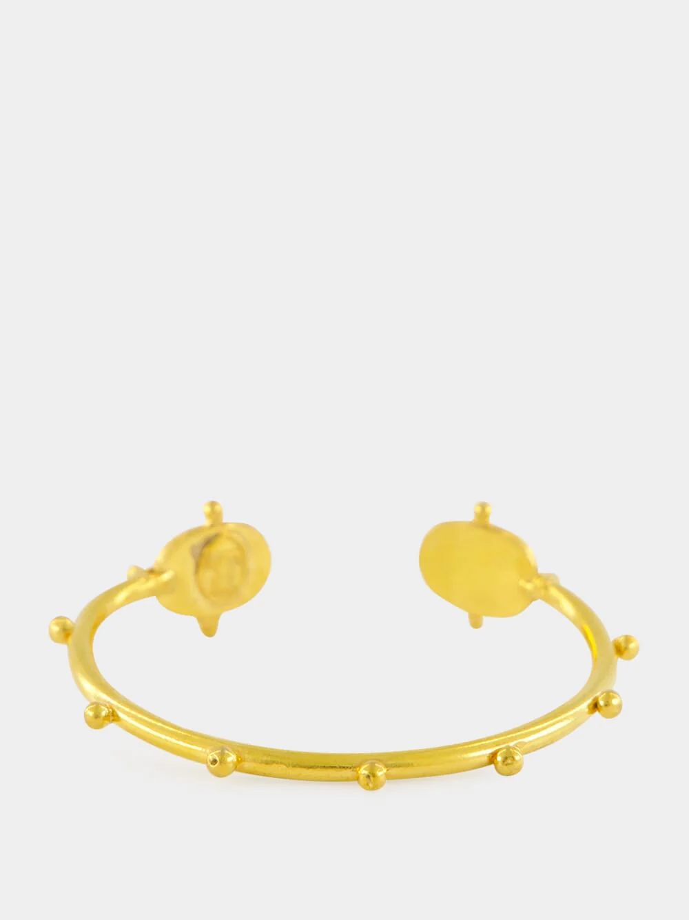 Holis Gold and Pearl Open Bracelet - Image 2