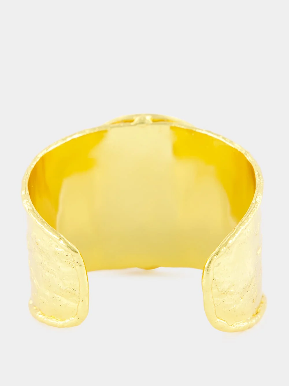 Orange Sphere Cuff Bracelet with Cornaline - Image 2