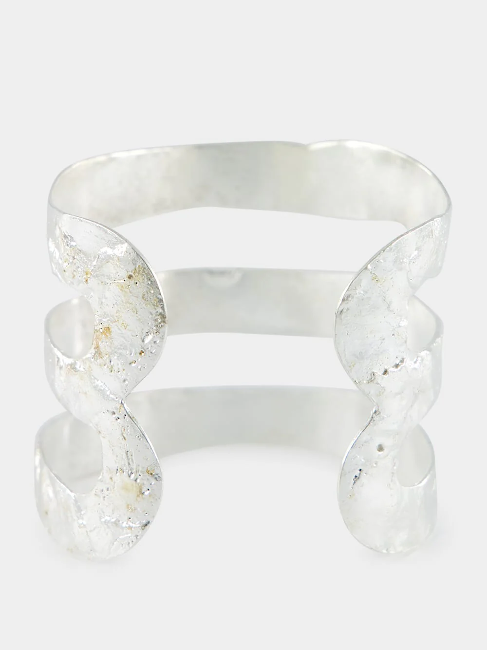 Silver Bianca Cuff Bracelet - Image 2