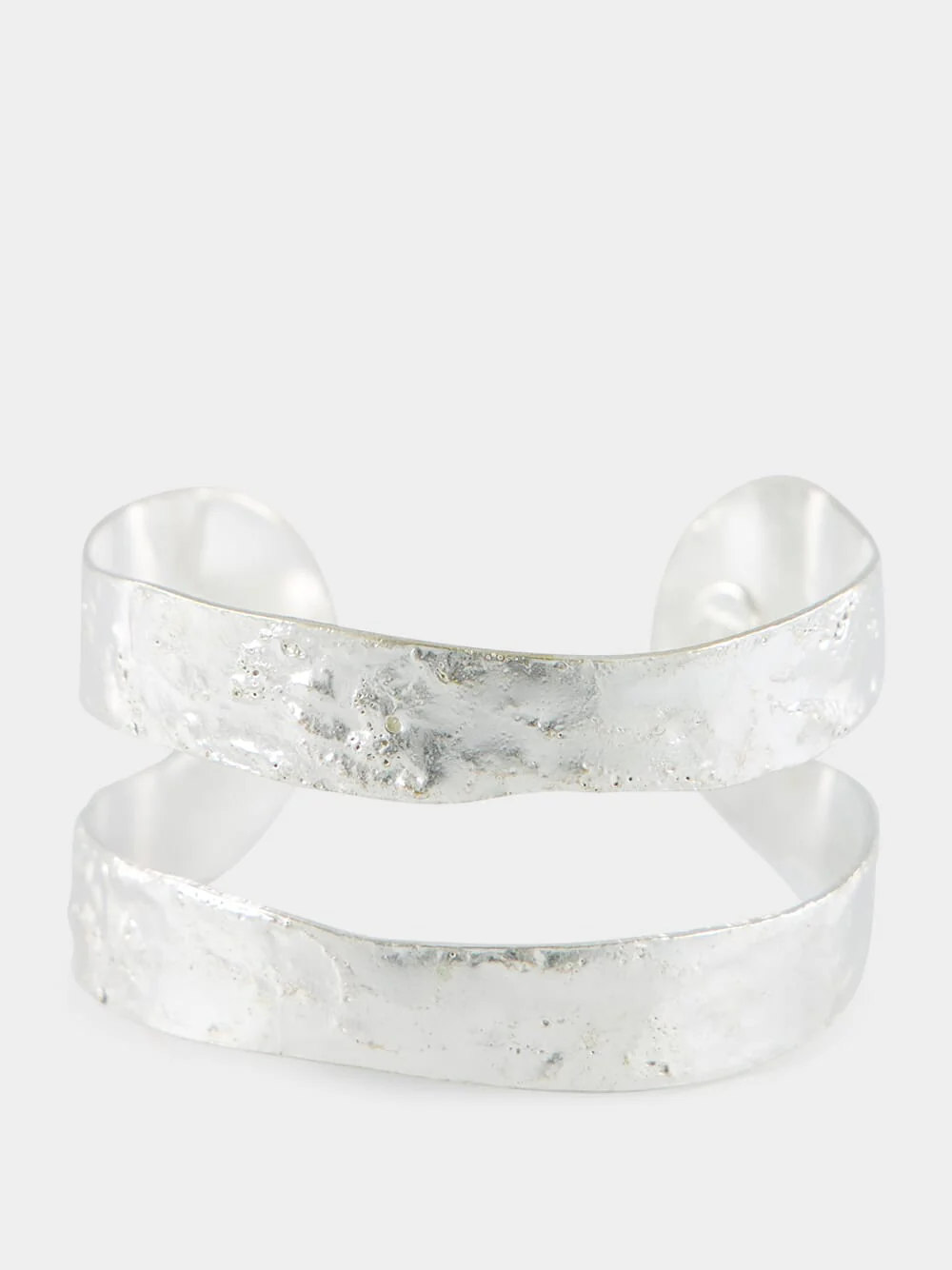 Silver Bianca Small Cuff Bracelet - Image 2