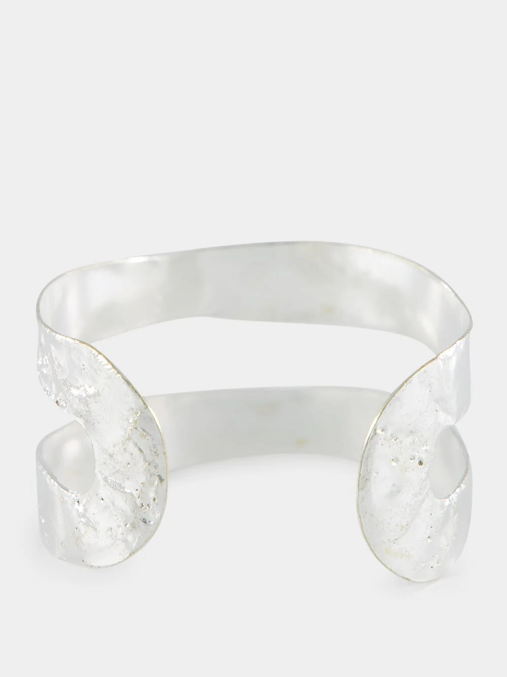Silver Bianca Small Cuff Bracelet - Image 3