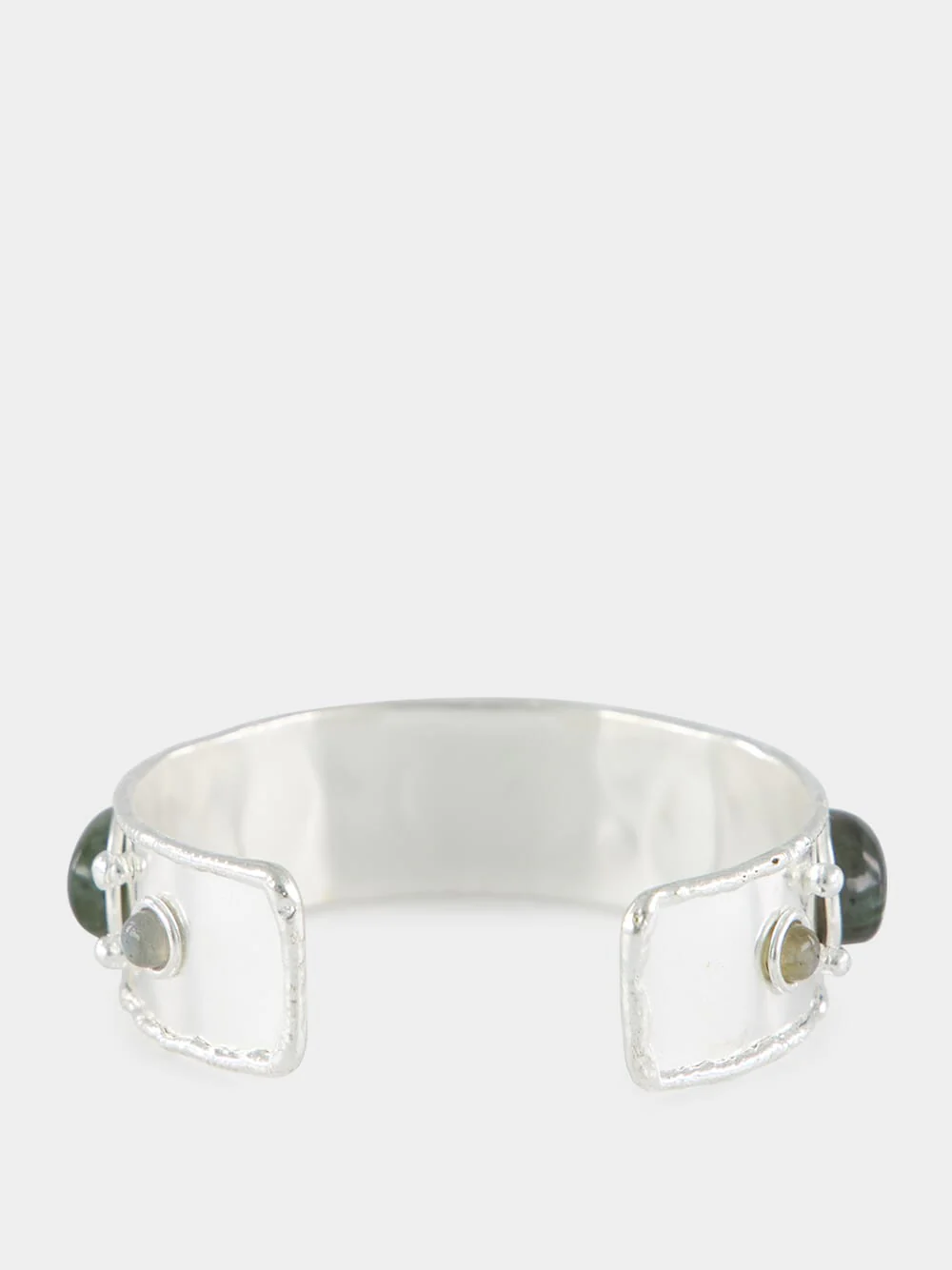 Silver Byzantin Bracelet with Labradorite - Image 3