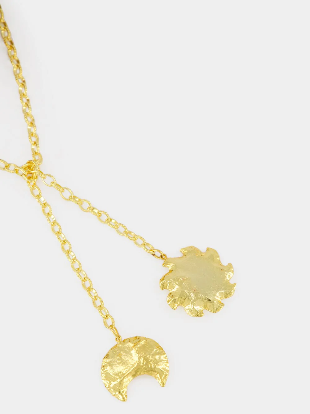 Sol y Luna Pendant Chain Necklace - Image 3