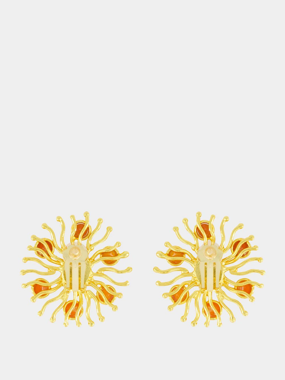 Sunshine Earrings with Carnelian Stones - Image 2