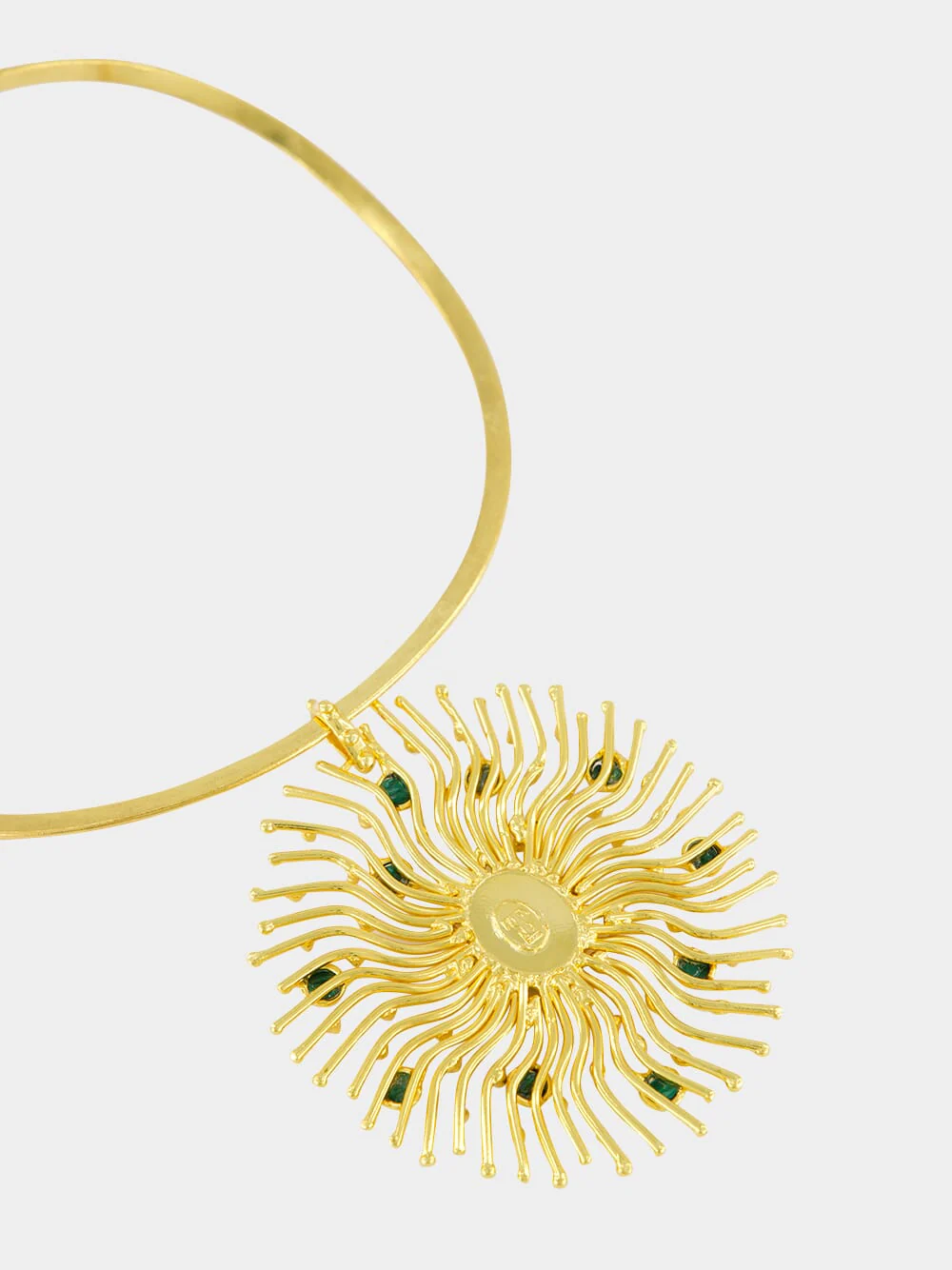 Sunshine Malachite Pendant Necklace - Image 3