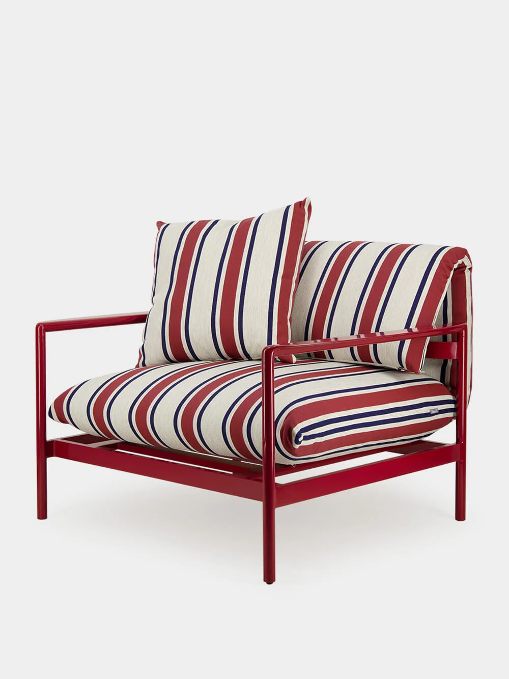 Red Stripes Decorative Cushion - Image 5