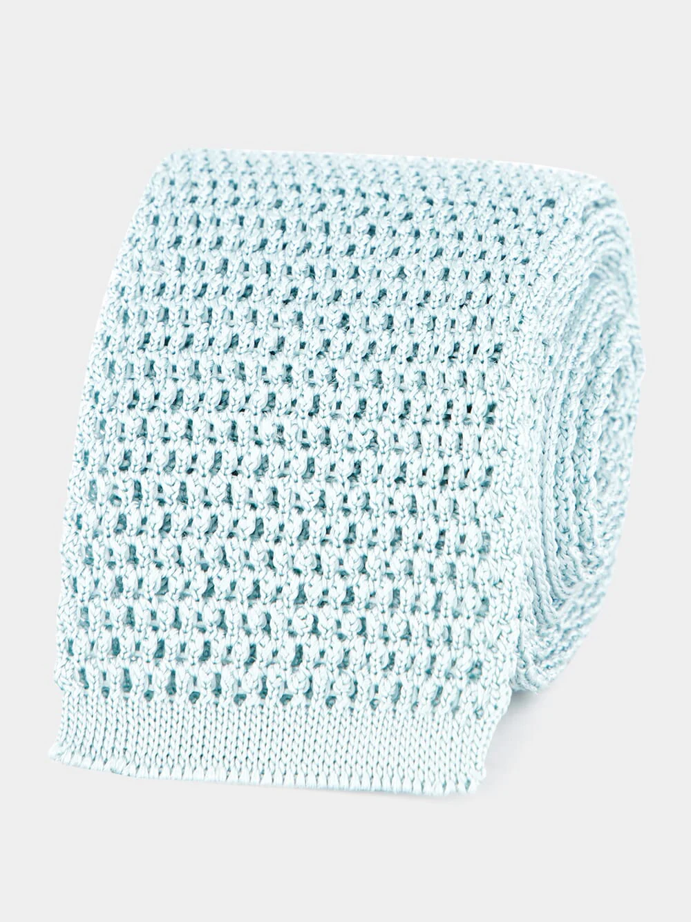 Aqua Knitted Tie