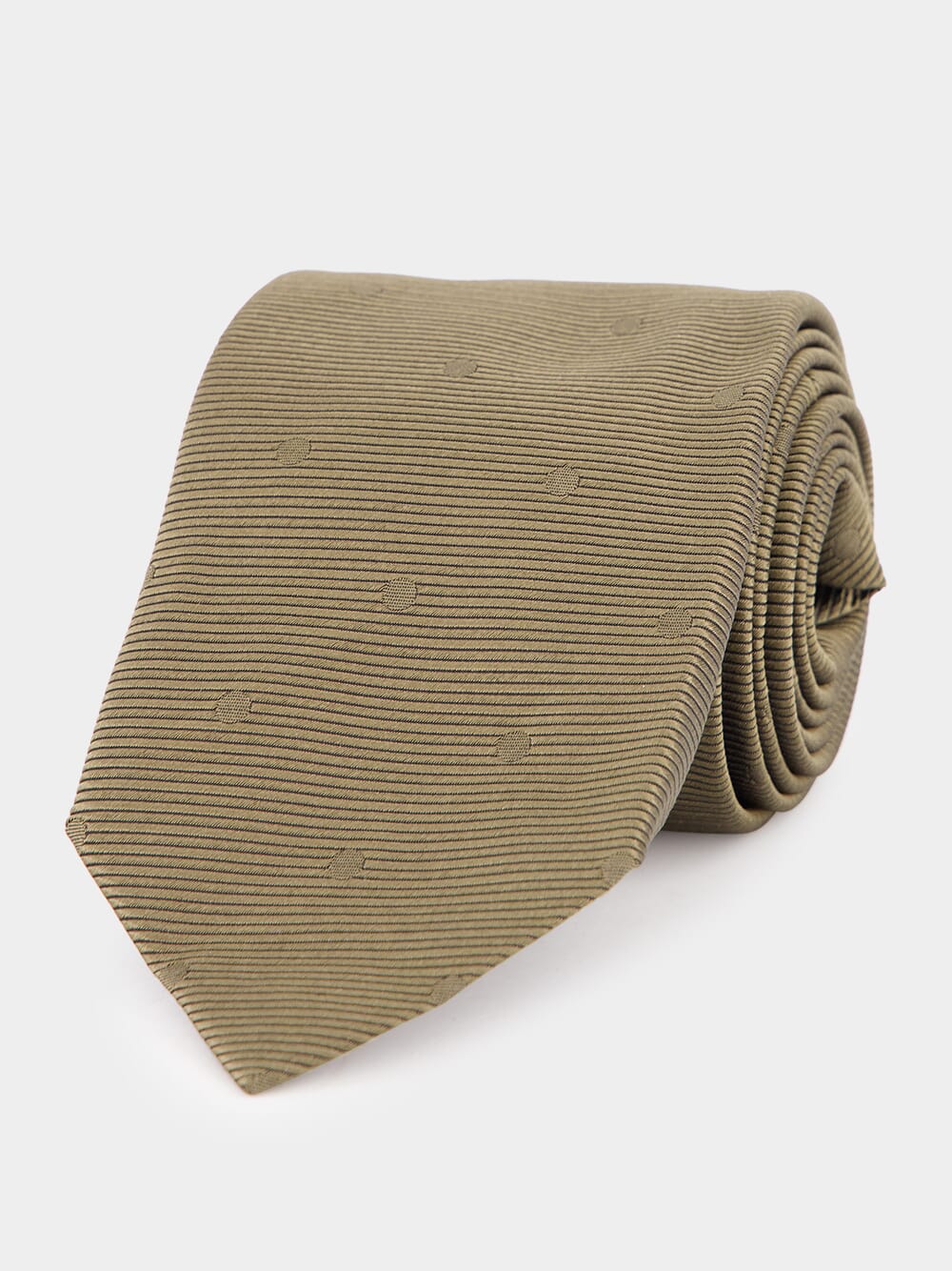 Classic Brown Mulberry Silk Tie
