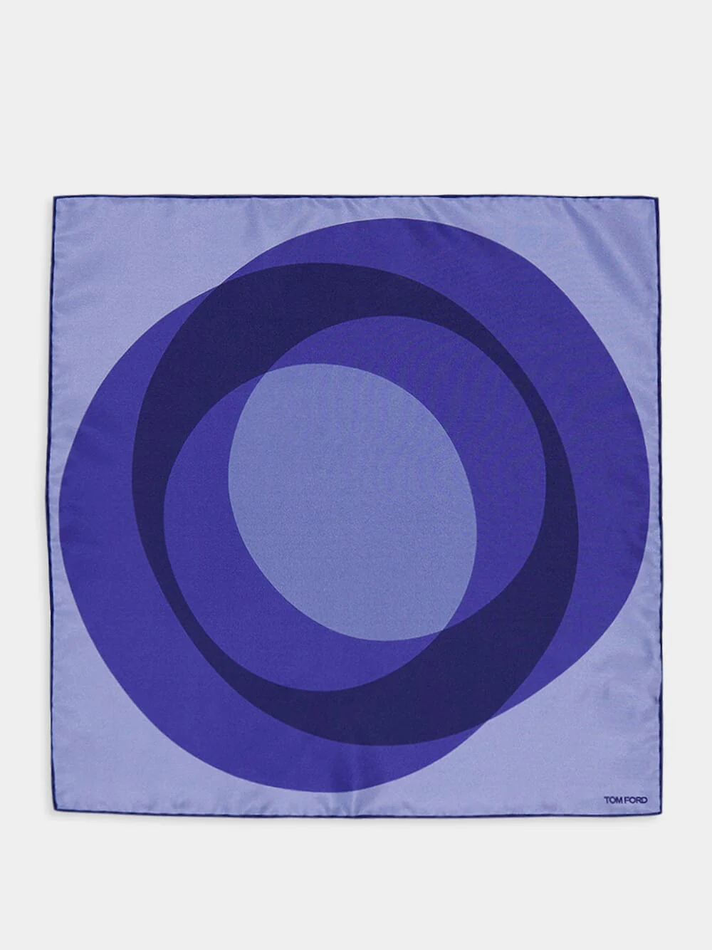 Geometric Elegance Silk Scarf