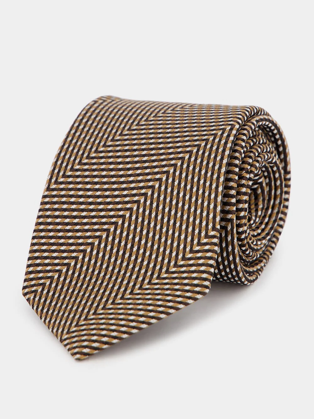 Geometric Silk Tie