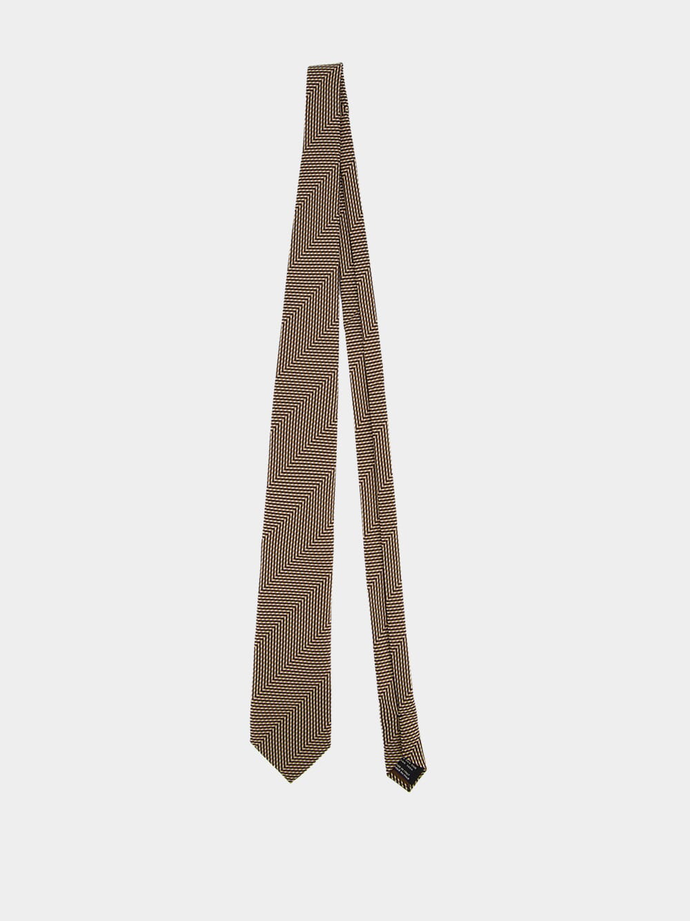 Geometric Silk Tie - Image 3