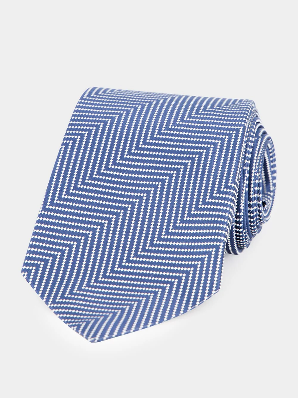 Ink Blue Mulberry Silk Tie