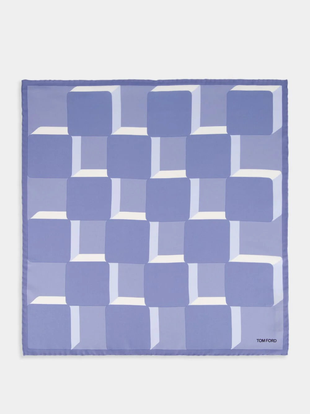 Light Blue Silk Pocket Square