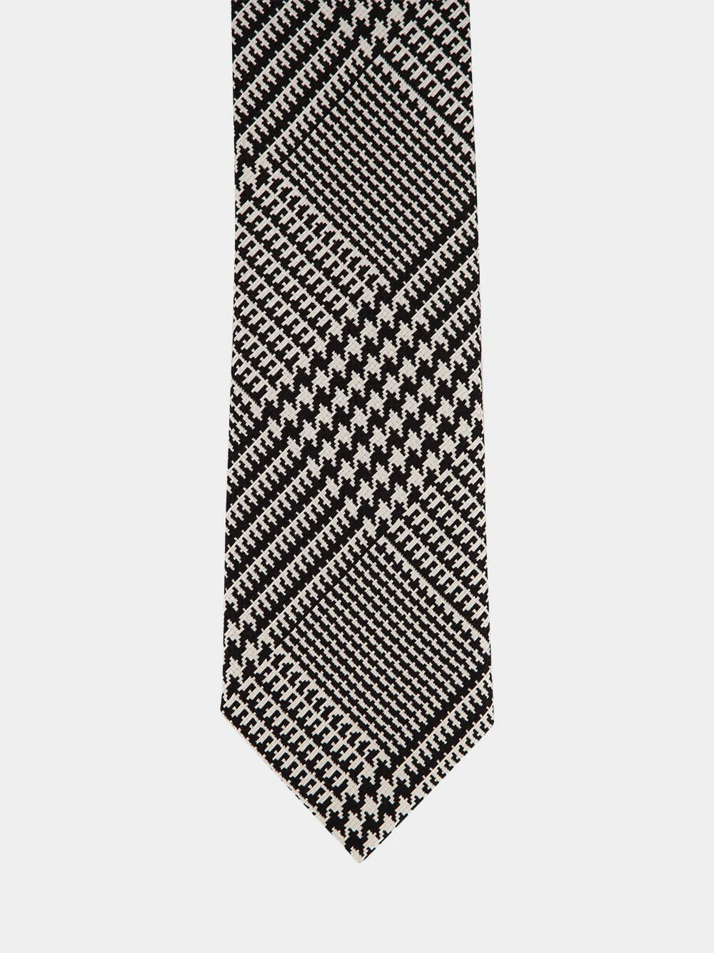 Prince of Wales Check Silk Tie - Image 2