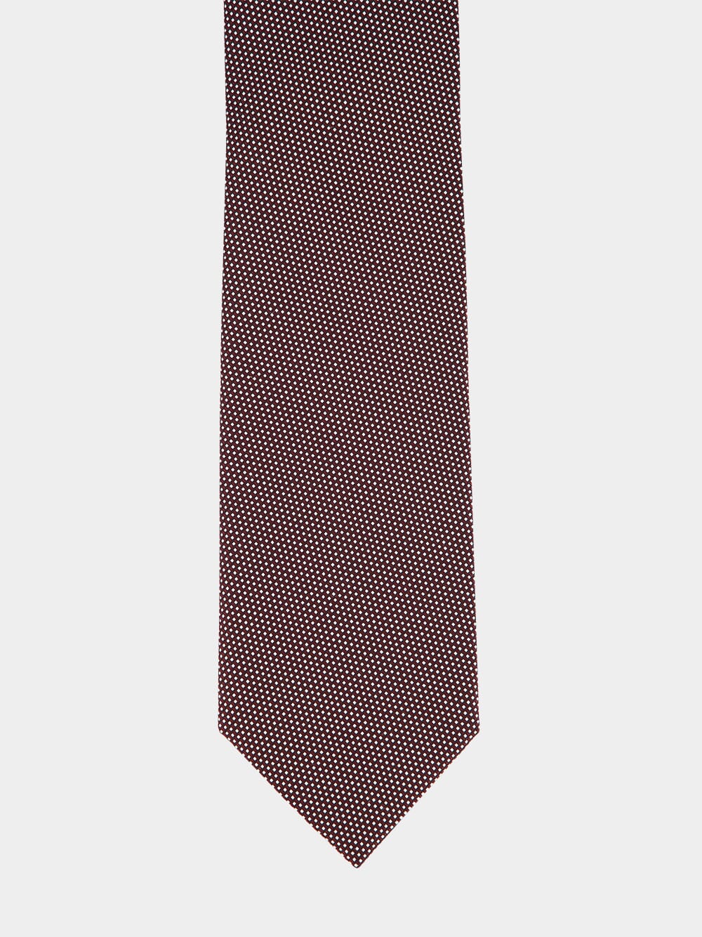 Purple Dot Pattern Silk Tie - Image 3