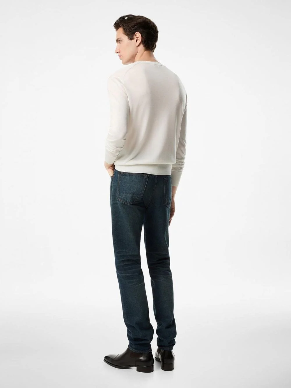 Authentic Selvedge Standard Fit Denim in Blue - Image 4