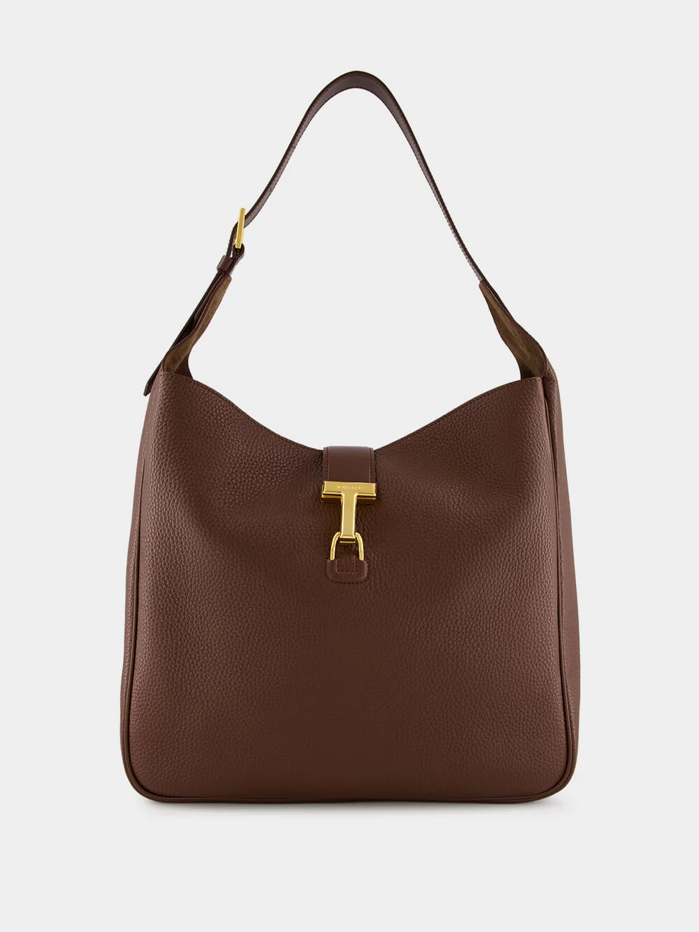 Saddle Brown Leather Large Hobo