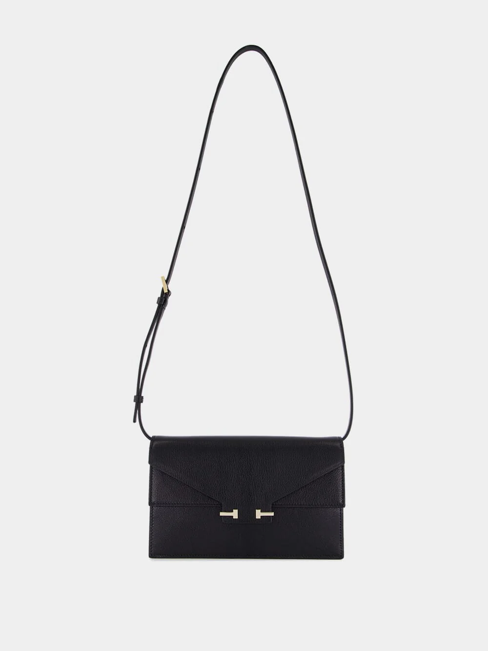 Black Aube Mini Bag in Supple Grain Leather - Image 2