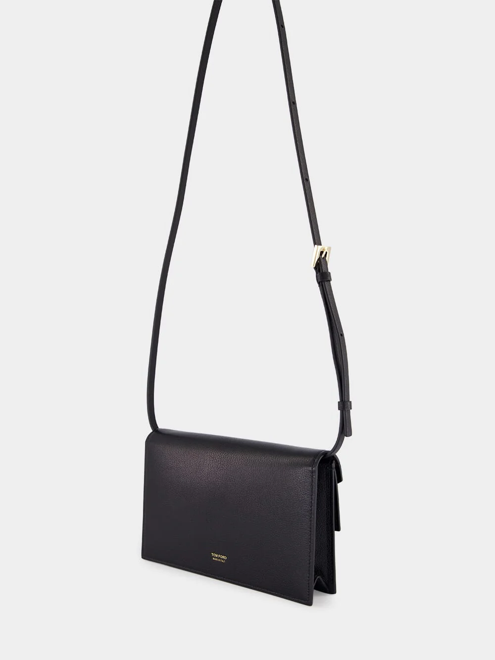 Black Aube Mini Bag in Supple Grain Leather - Image 5
