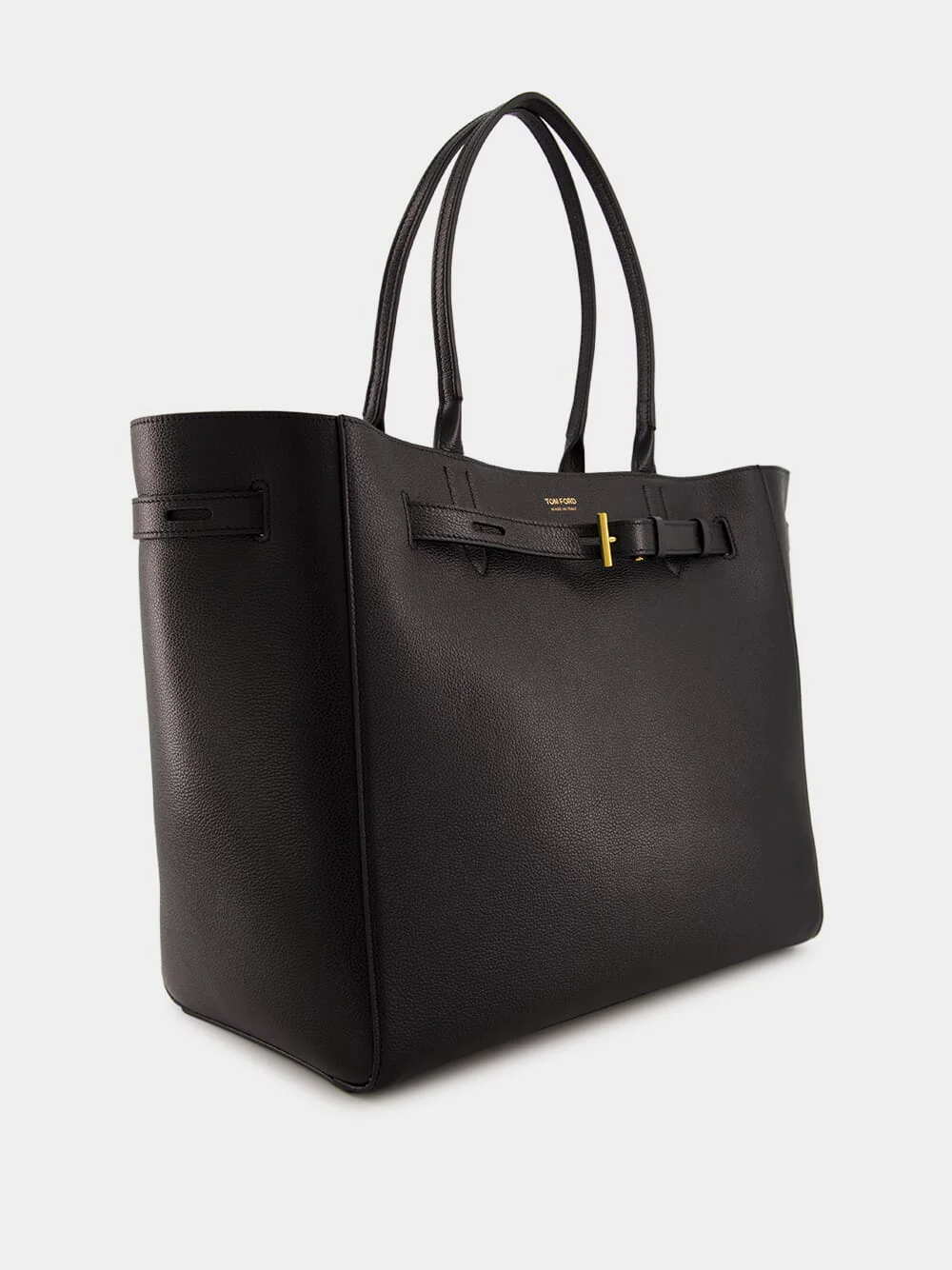 Black Audrey Large Tote in Grain Leather - Image 3