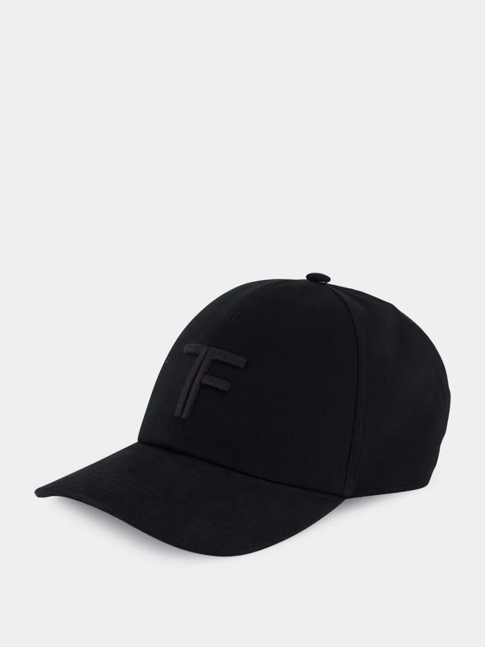 Black Canvas Cap with TF Logo