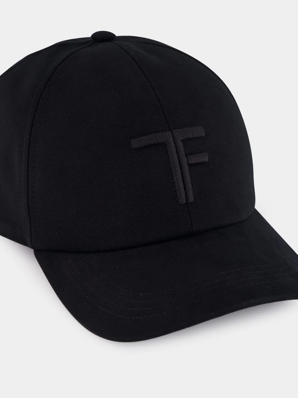 Black Canvas Cap with TF Logo - Image 3