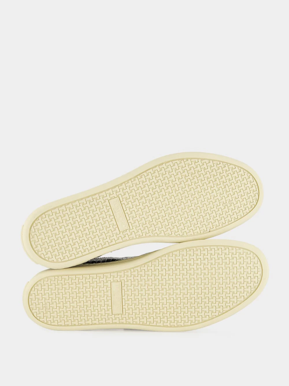 Black Croc-Print Leather Warwick Sneakers - Image 6