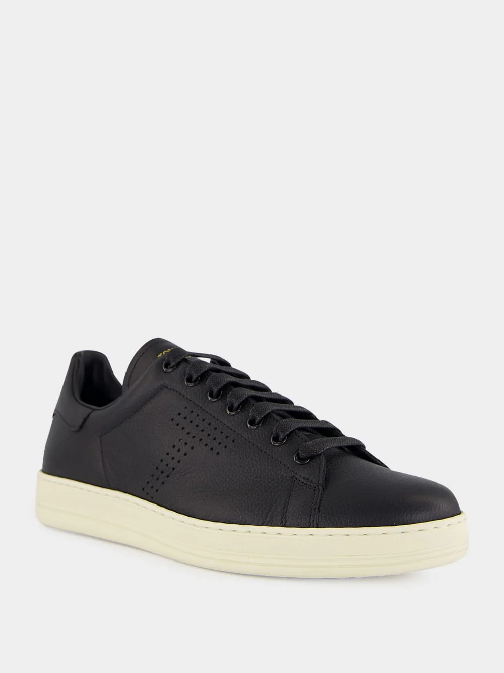 Black Grain Leather Warwick Sneaker - Image 2