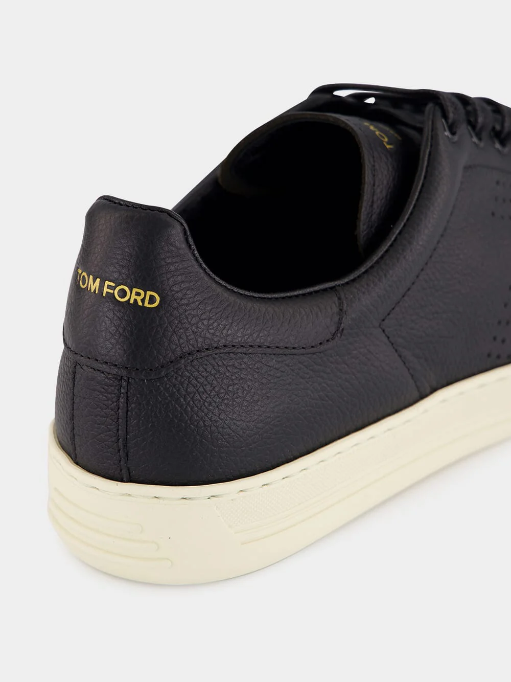 Black Grain Leather Warwick Sneaker - Image 6