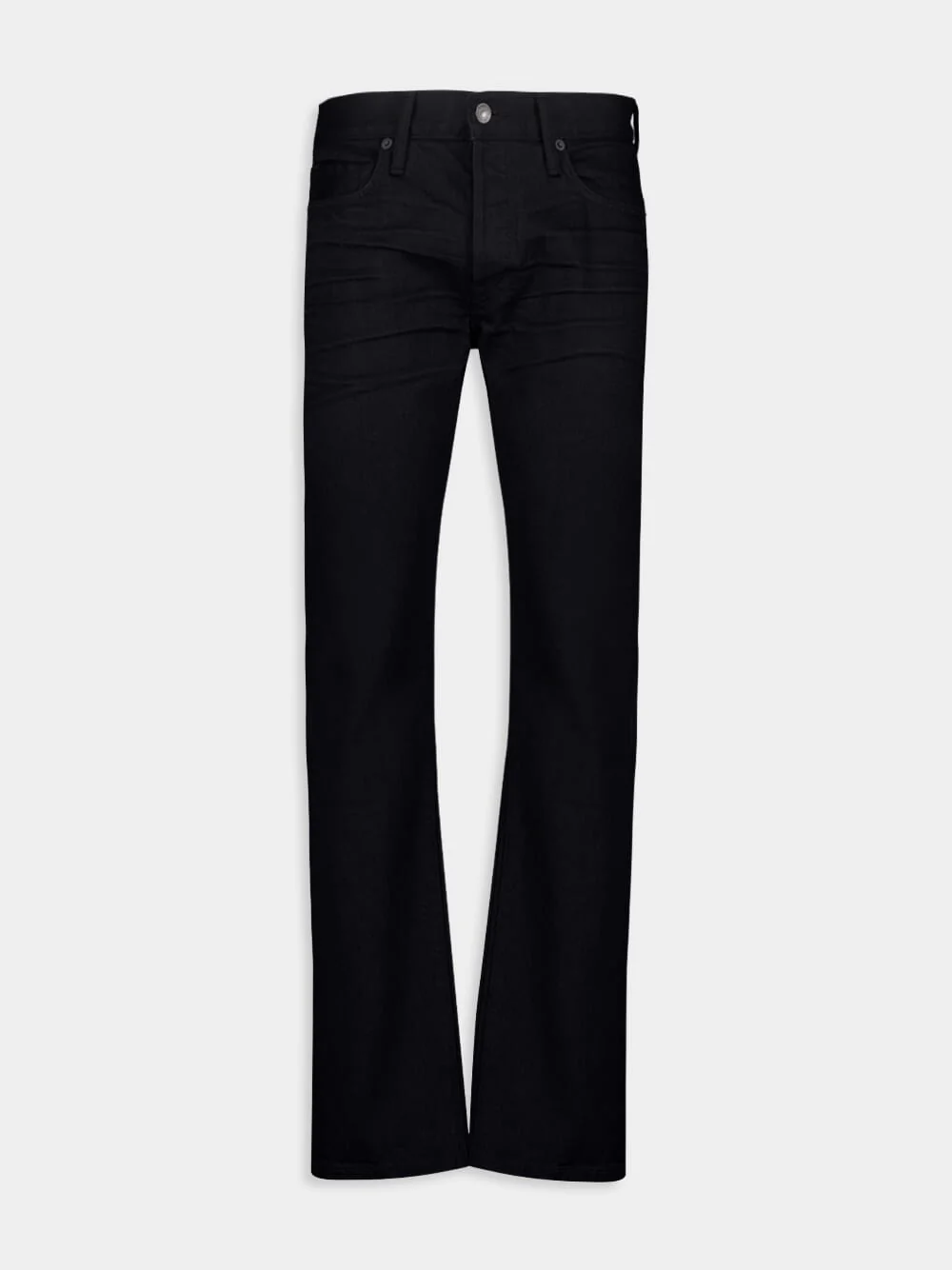 Black Jeans Straight Fit Stretch - Image 2