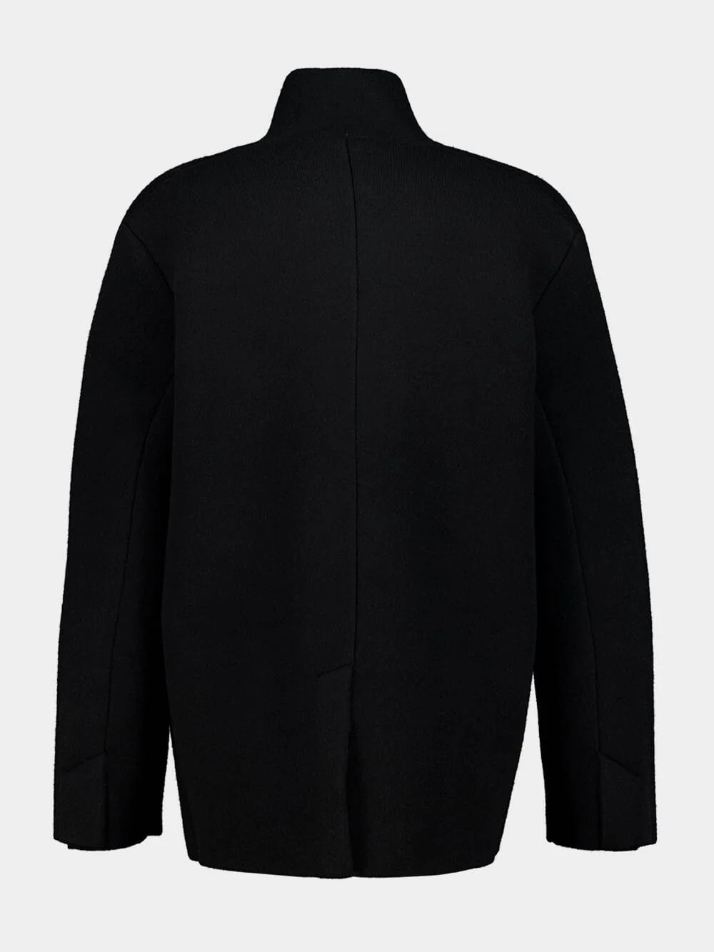 Black Knitted Cashmere Jacket - Image 2