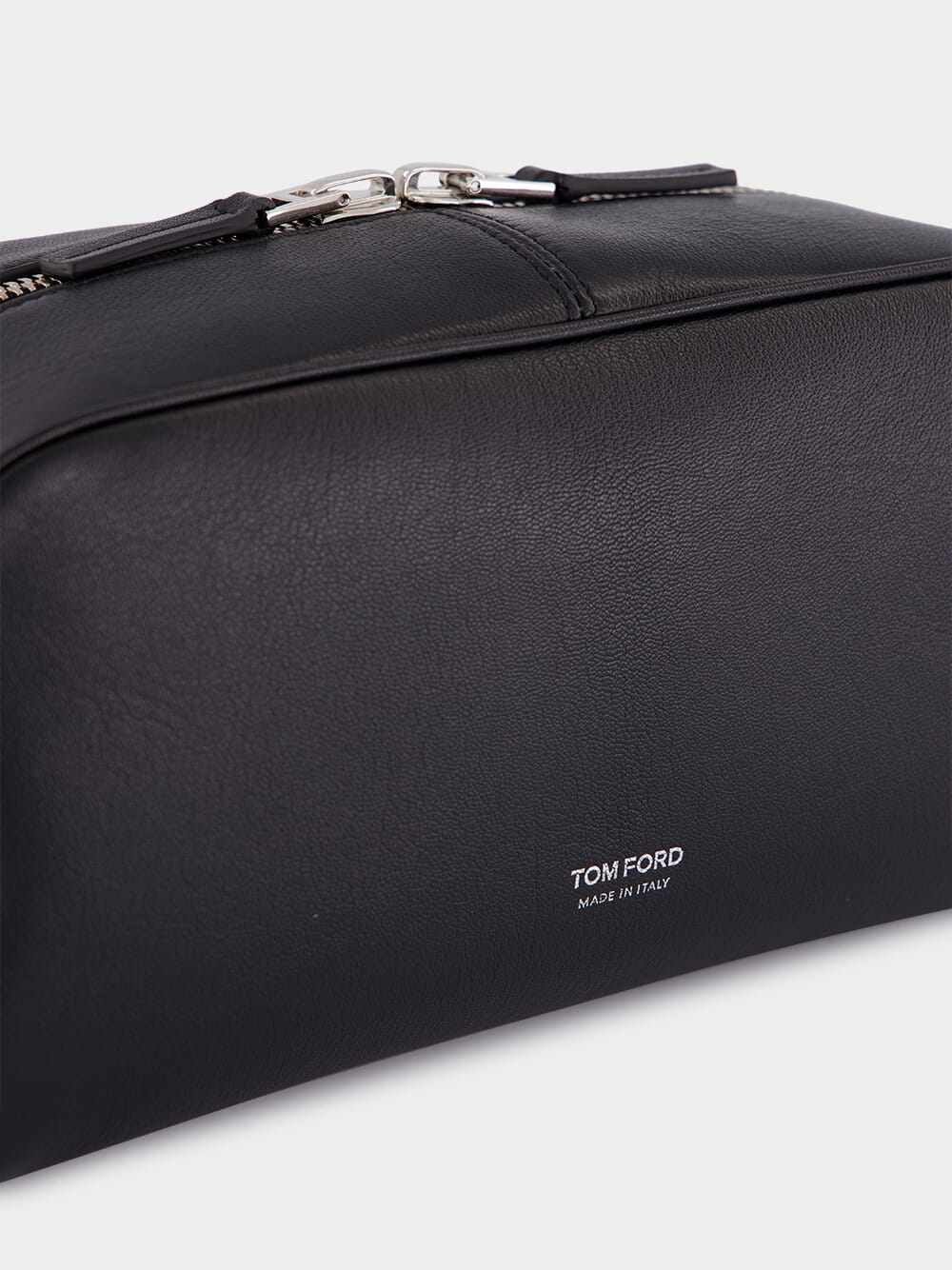 Black Leather Classic Vanity Case - Image 6
