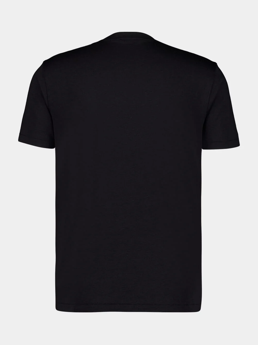 Black Lyocell Cotton T-Shirt - Image 2