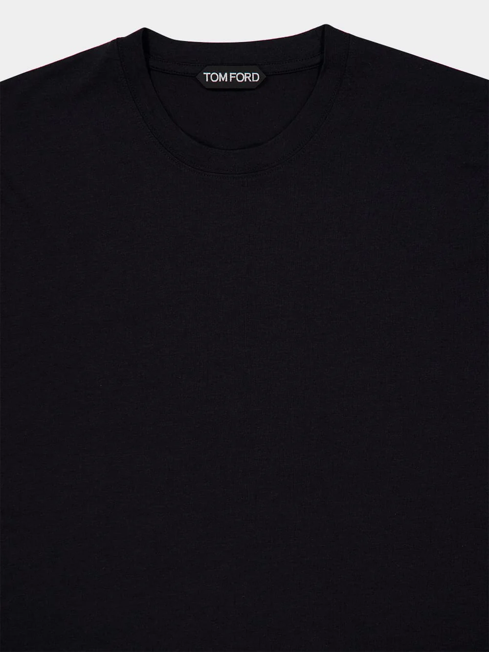 Black Lyocell Cotton T-Shirt - Image 3