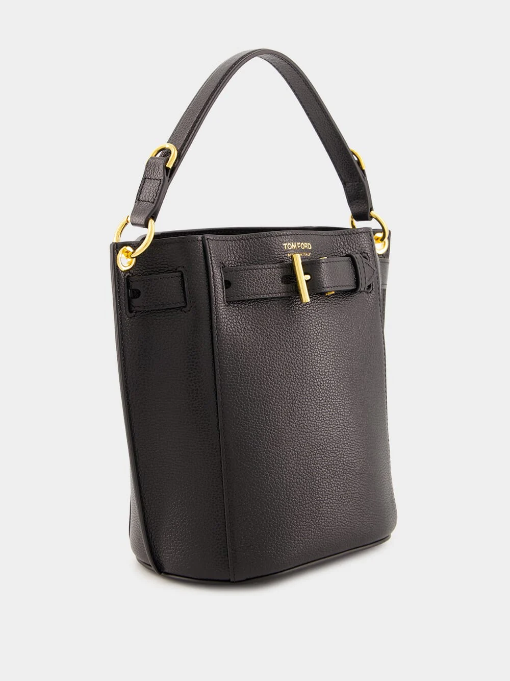 Black Mini Audrey Bucket Bag - Image 4