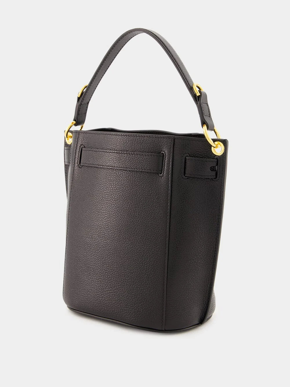 Black Mini Audrey Bucket Bag - Image 6