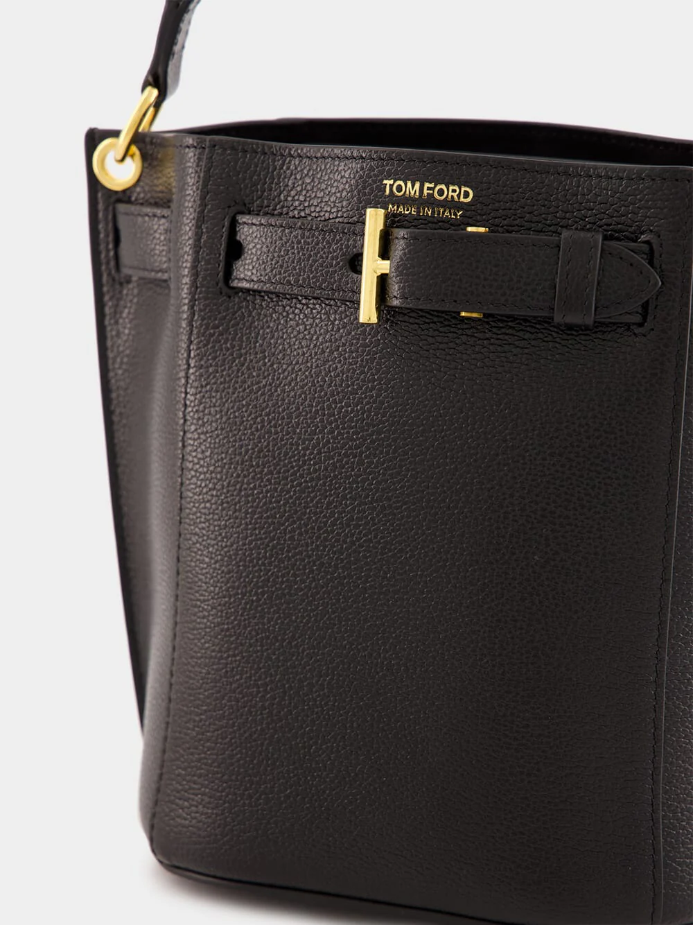 Black Mini Audrey Bucket Bag - Image 8